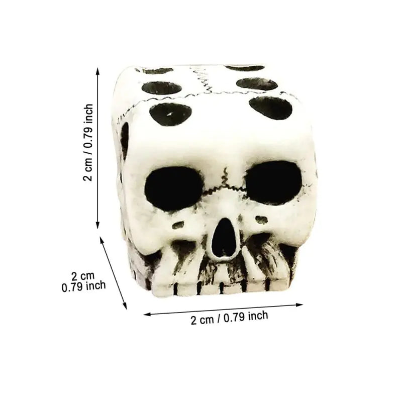 1 dado de calavera de 6 caras