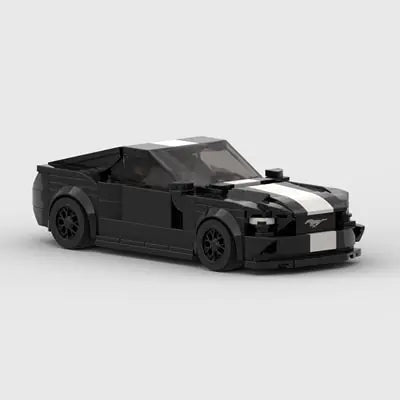 MOC Ford Mustang Hoonicorn Car Speed Champion Racer Building Block