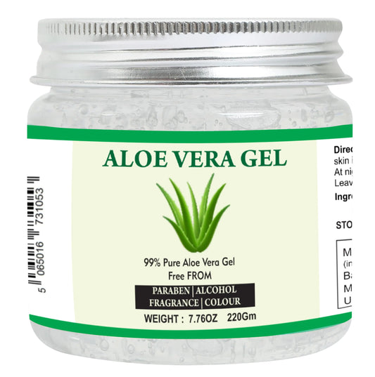 Gel hydratant à l'aloe vera pur | 220 ml | Hydratant pour la peau et les cheveux