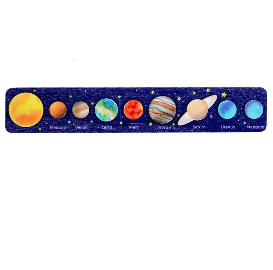 Wooden Space Puzzles for Toddlers - Vivareflex Online