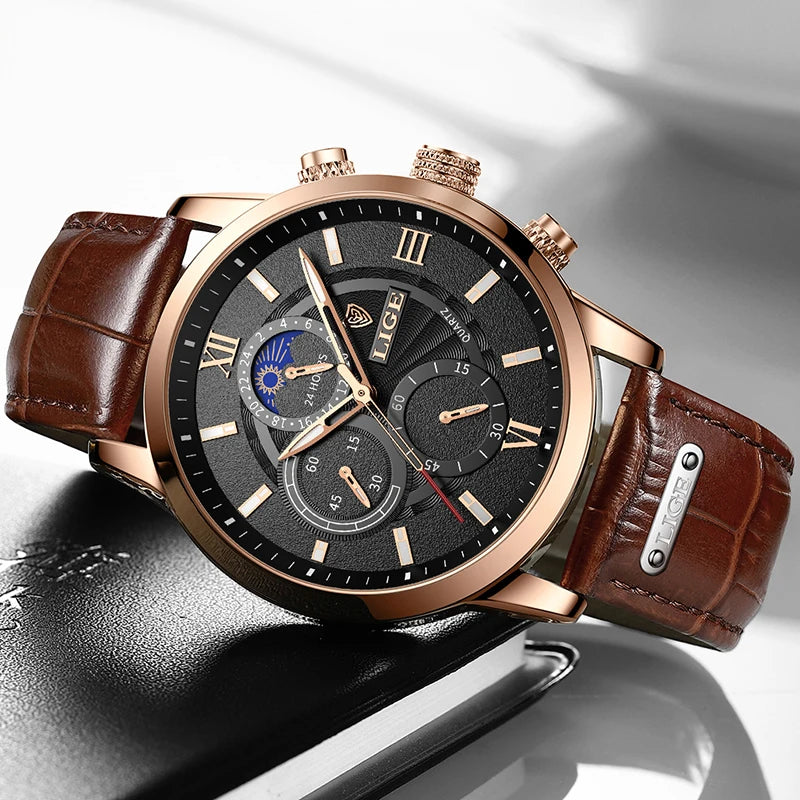 Leather Men Quartz Luxury Watches Vivareflex Online