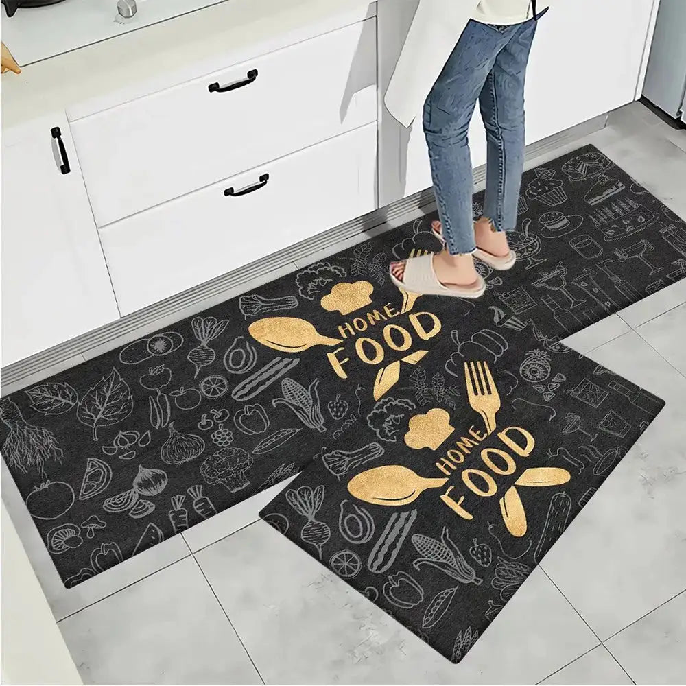 Tapis de cuisine antidérapant moderne