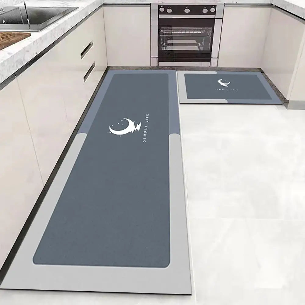 Tapis de cuisine antidérapant moderne