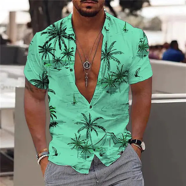 Summer Hawaiian Floral Shirts For Men Vivareflex Online