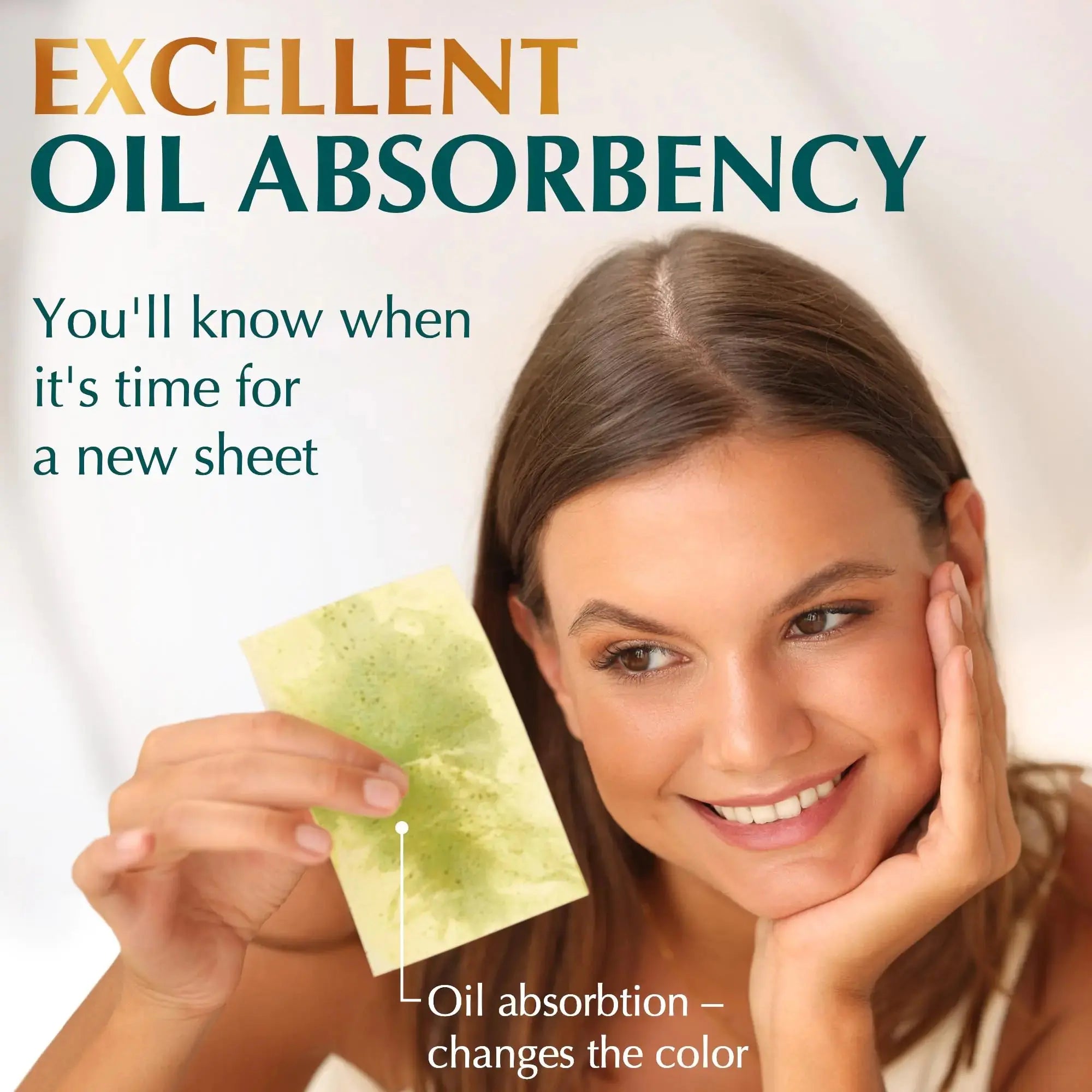 Dispensing Oil Absorbing Sheets for Face 100 Count_Vivareflex_Online