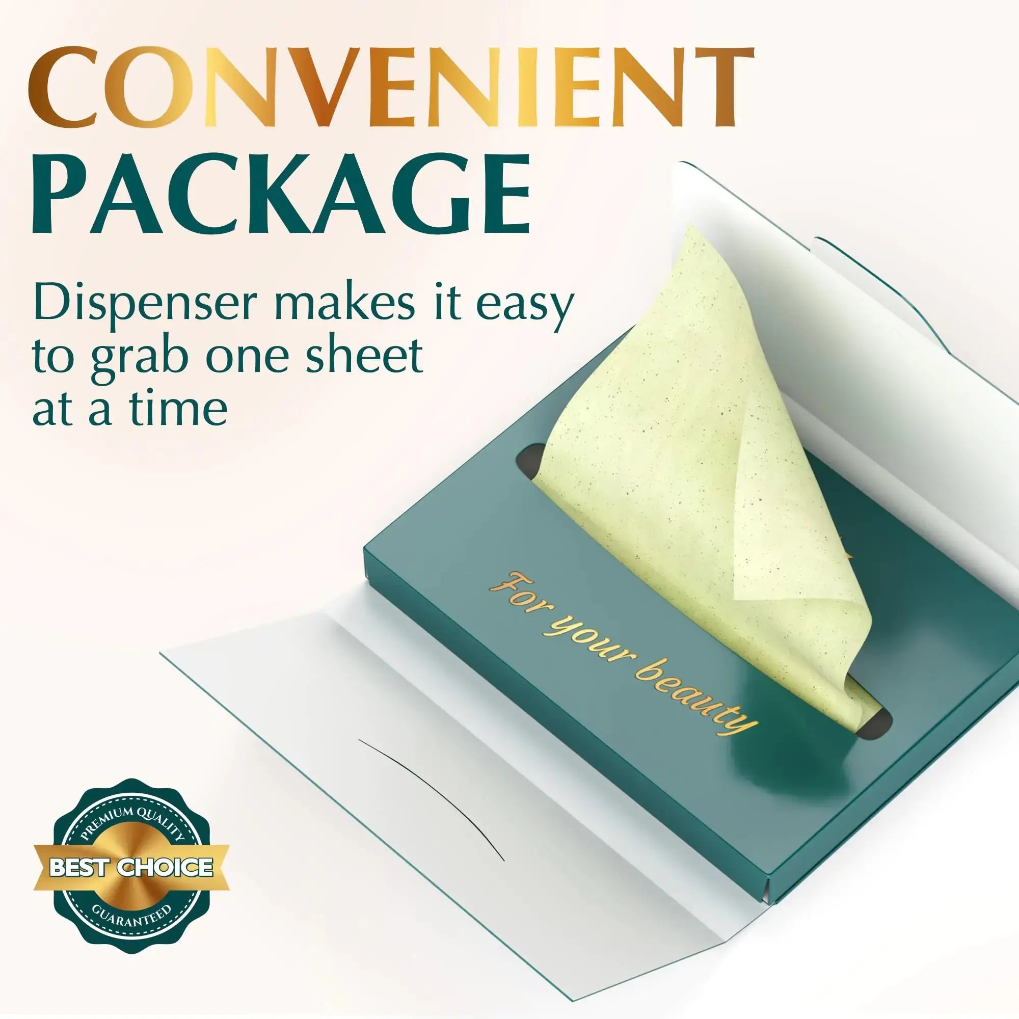 Larger Sheets - 300 Makeup Friendly Blotting Papers Face_Vivareflex_Online