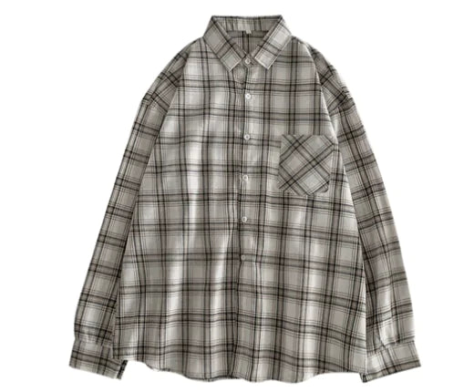 Women Shirt Plaid Female Oversize Blouse Vivareflex Online