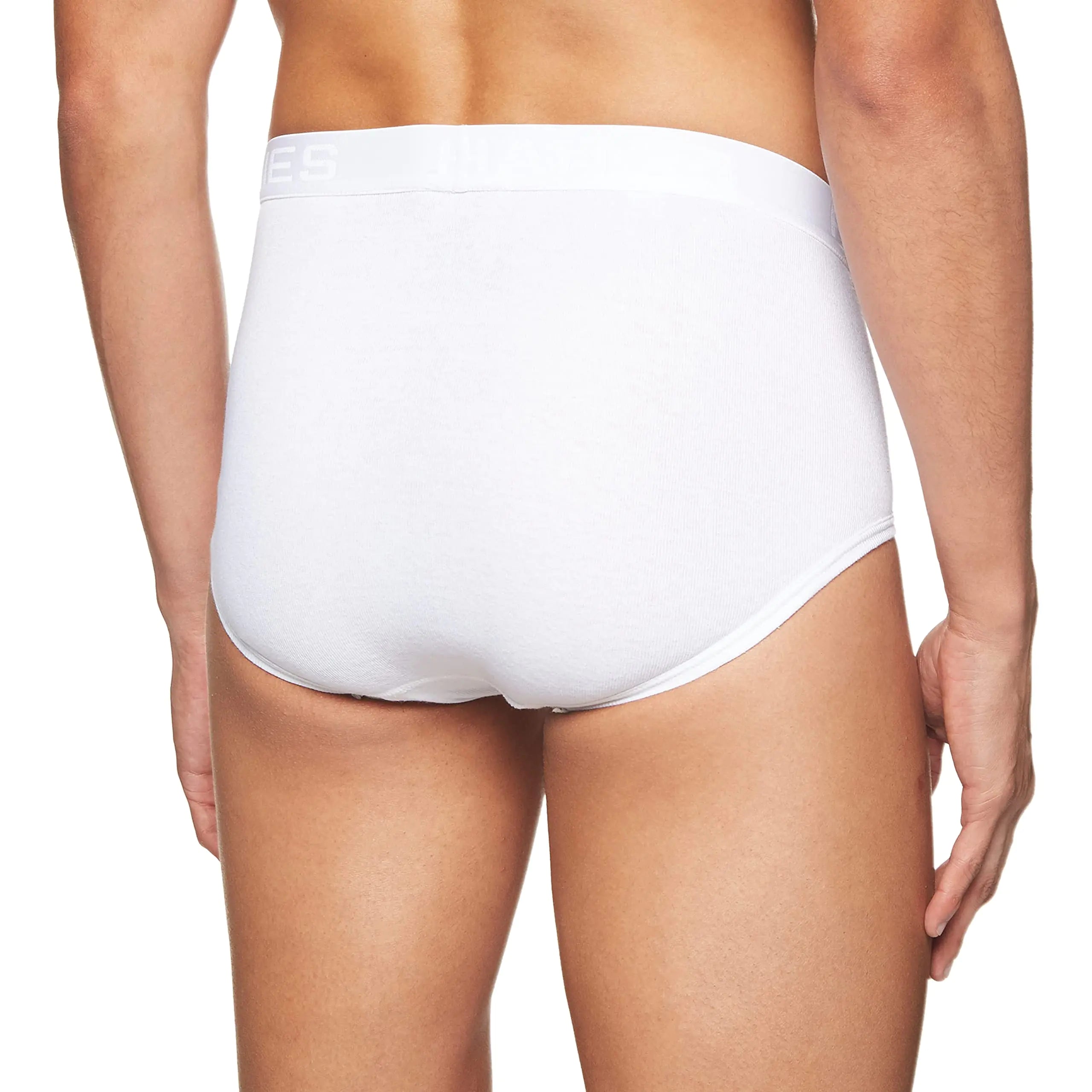 Slips en coton absorbant l'humidité pour hommes Hanes, disponibles en blanc et en noir, lots multiples disponibles, taille XX-Large, blanc - lot de 7