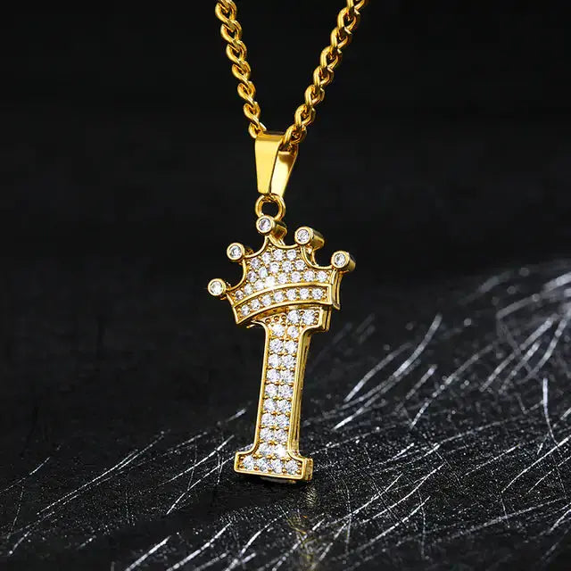 Perfect Accessory Zircon Alphabet Necklace - Personalized Pendant_Vivareflex_Online