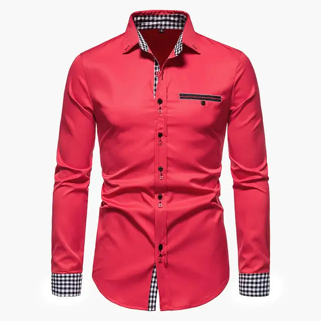 Patchwork Formal Shirts for Men Vivareflex Online