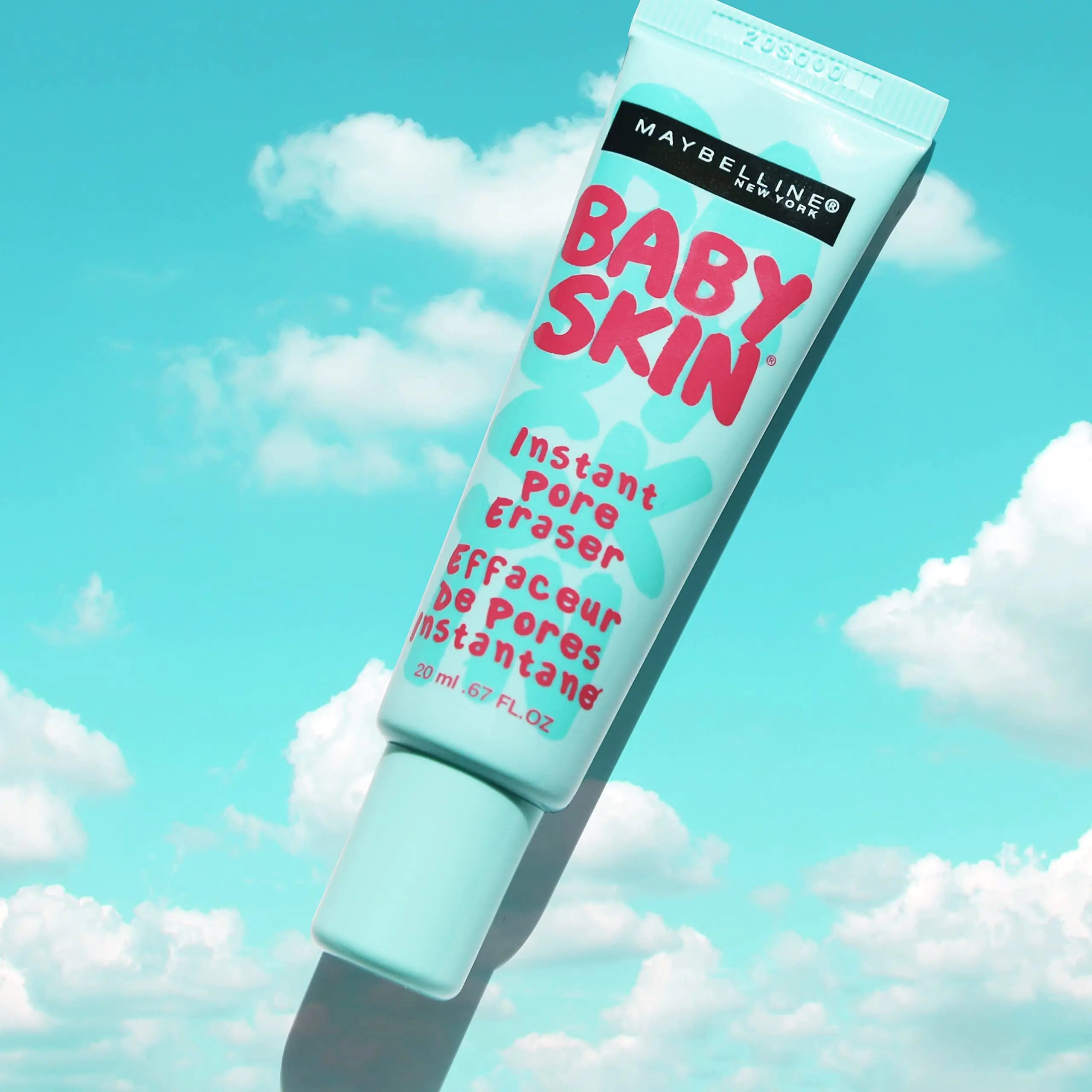 Base de maquillage Baby Skin Instant Pore Eraser de Maybelline, transparente, 2 unités, 0,67 fl oz (LOT DE 2)