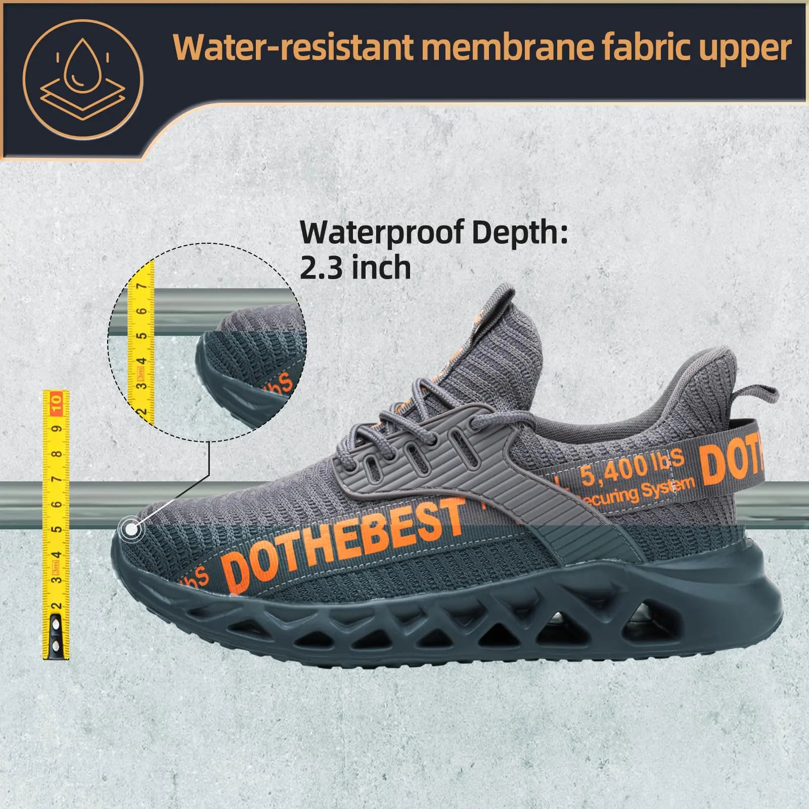 Furuian Steel Toe Sneakers – Lightweight Indestructible Safety Shoes for Men & Women - Vivareflex Online