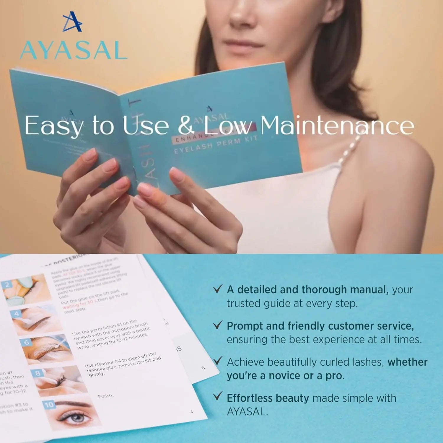 Lash Lift Kit - Professional Eyelash Perm Kit for Beginners & Experts