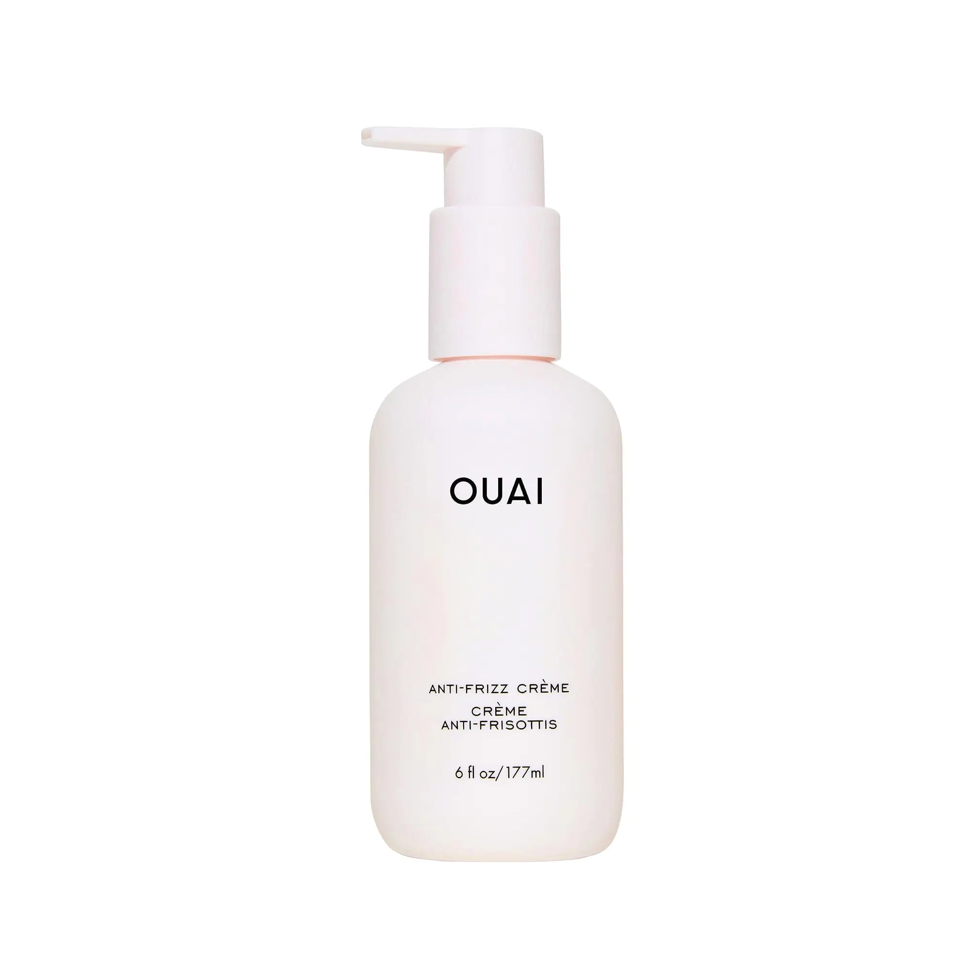 Crema antifrizz OUAI: crema hidratante para el cabello con control del frizz y protección contra el calor; proporciona una hidratación duradera con extracto de yaca y remolacha; sin parabenos, ftalatos ni sulfatos (6 oz) 6 onzas (paquete de 1) 