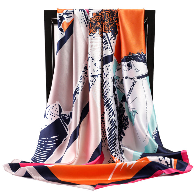 Foulard en soie pour femme