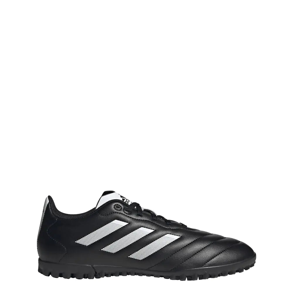 Zapatillas de fútbol unisex para adultos adidas Goletto VIII Turf 13.5, color negro, blanco y rojo 