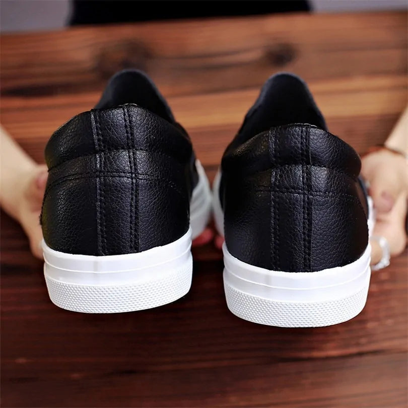 Classic Men Slip On Casual Leather Shoes Vivareflex Online