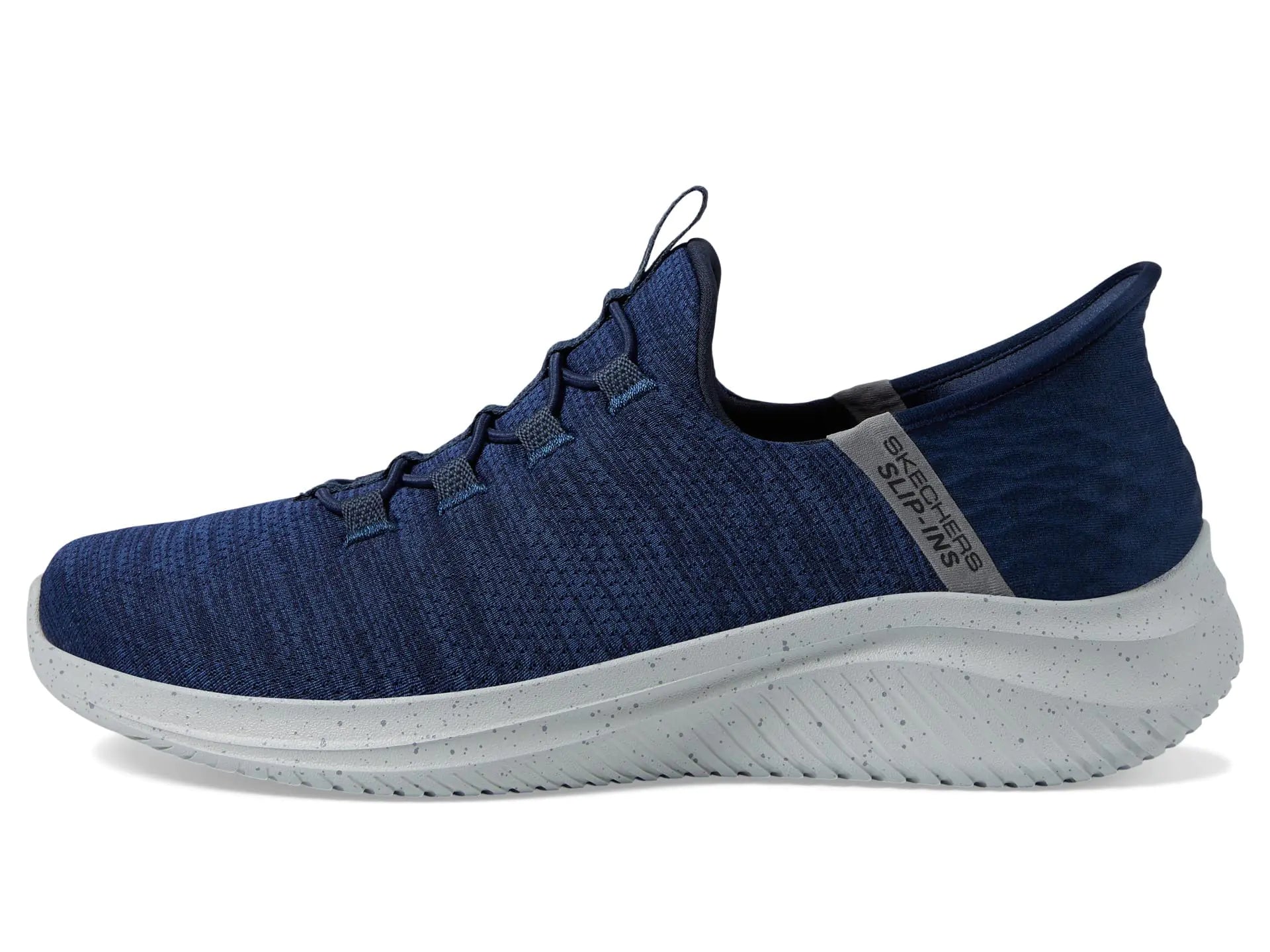 Zapatillas sin cordones Skechers Ultra Flex 3.0 Right Away Hands Free para hombre, talla 7.5, color azul marino 