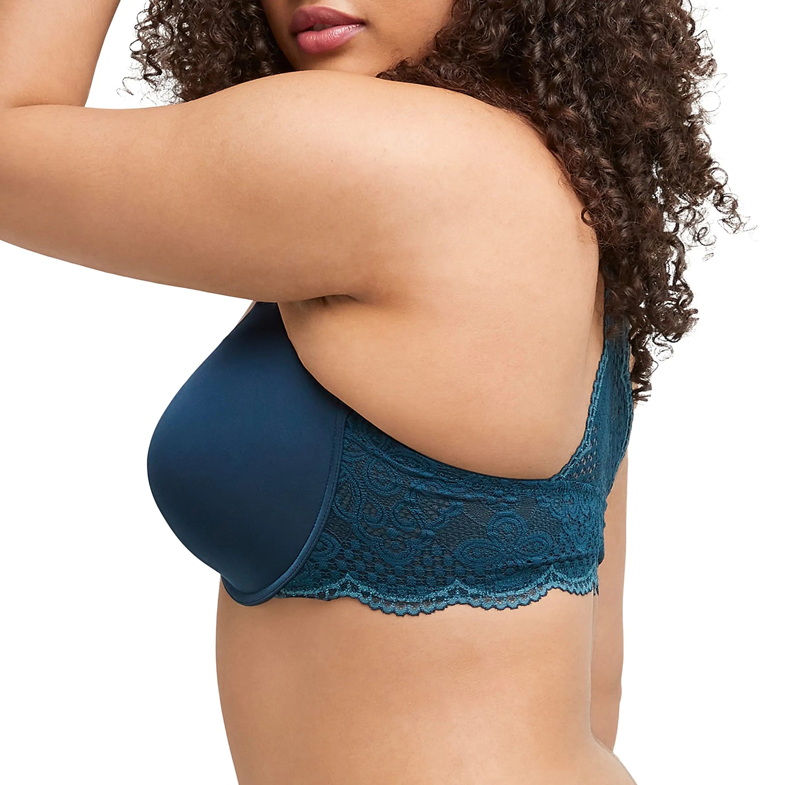 Maidenform Womens One Fab Fit Everyday Full Coverage Racerback Bra 34C Urchin Teal/Bleached Indigo - Vivareflex Online