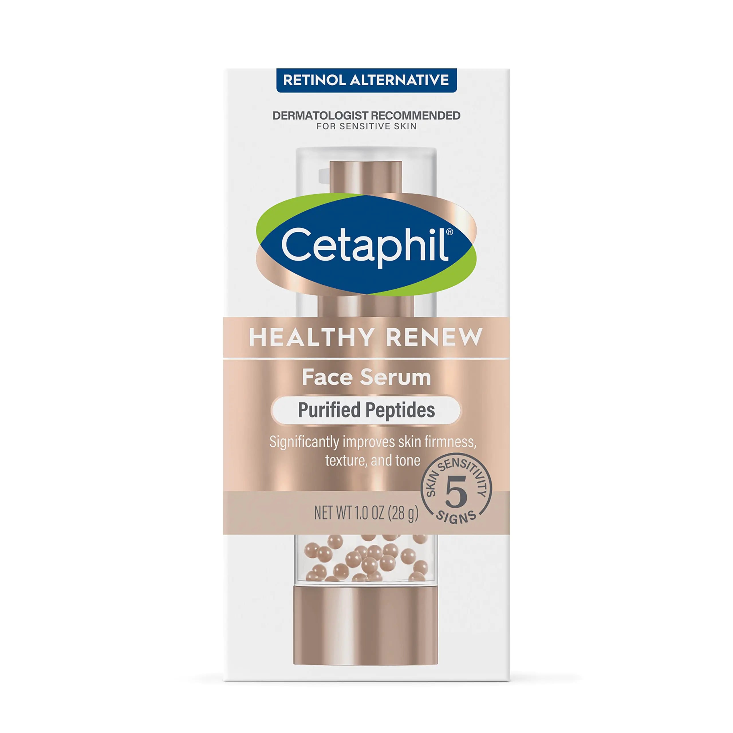 Cetaphil Healthy Renew Anti-Aging Face Serum – Retinol Alternative with Niacinamide & Peptides, 1oz - Vivareflex Online