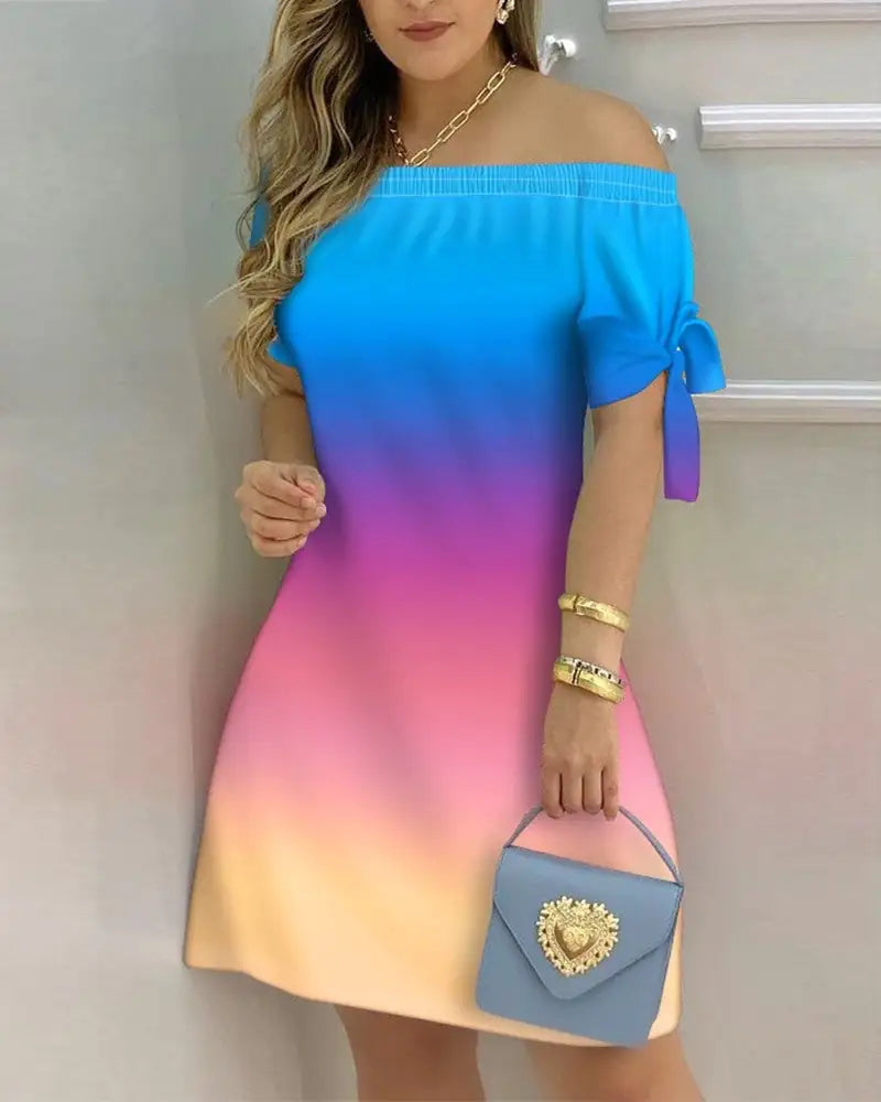 Women Off Shoulder Summer Mini Dress Vivareflex Online