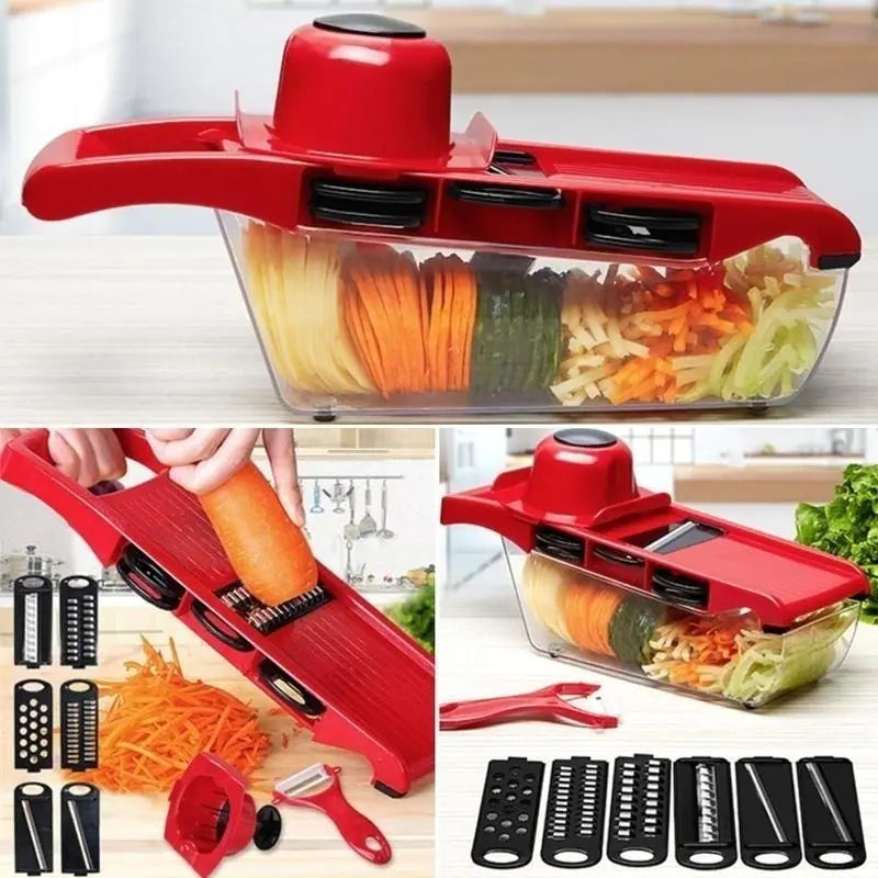 6-in-1 Vegetable Slicer & Cutter - Vivareflex Online