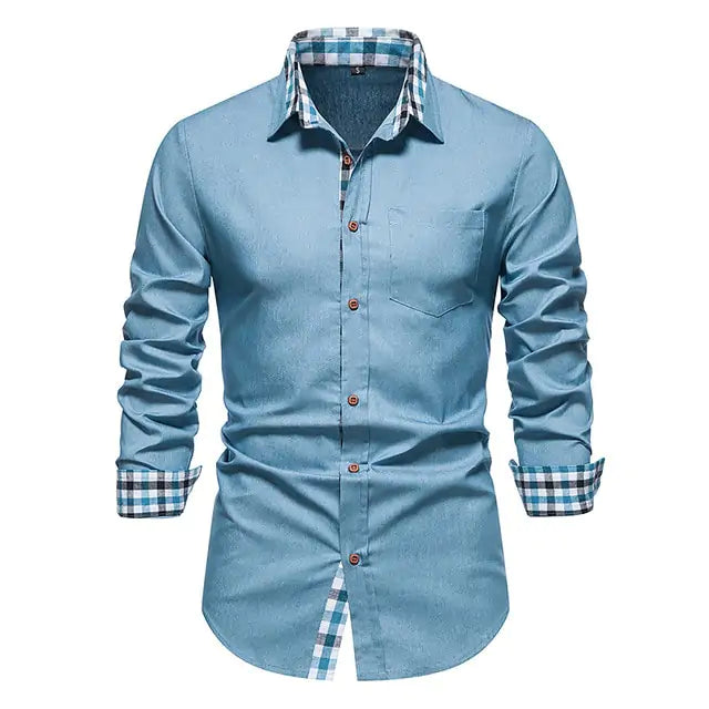 Patchwork Formal Shirts for Men Vivareflex Online