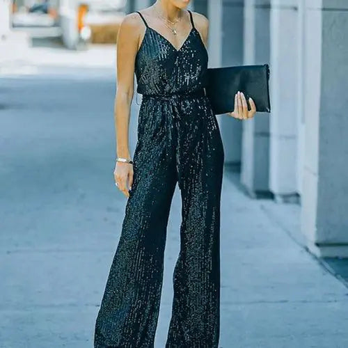 Sequin Women Jumpsuit Vivareflex Online