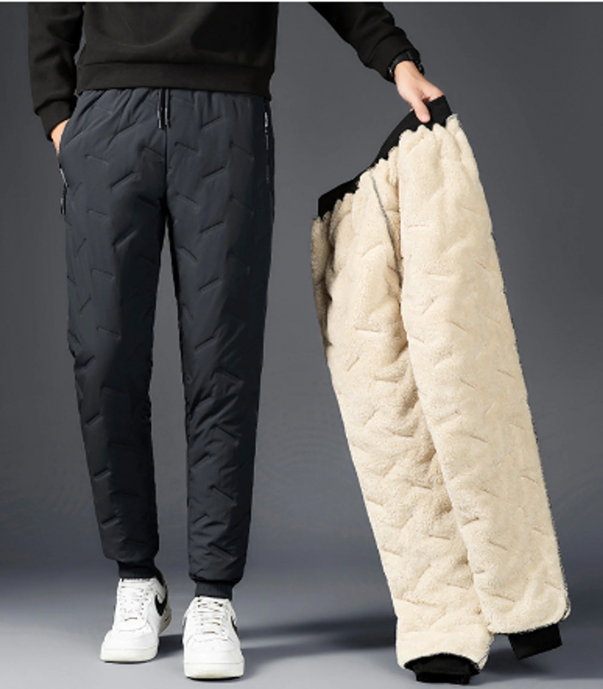 2022 Winter Men Lambswool Sweatpants Vivareflex Online