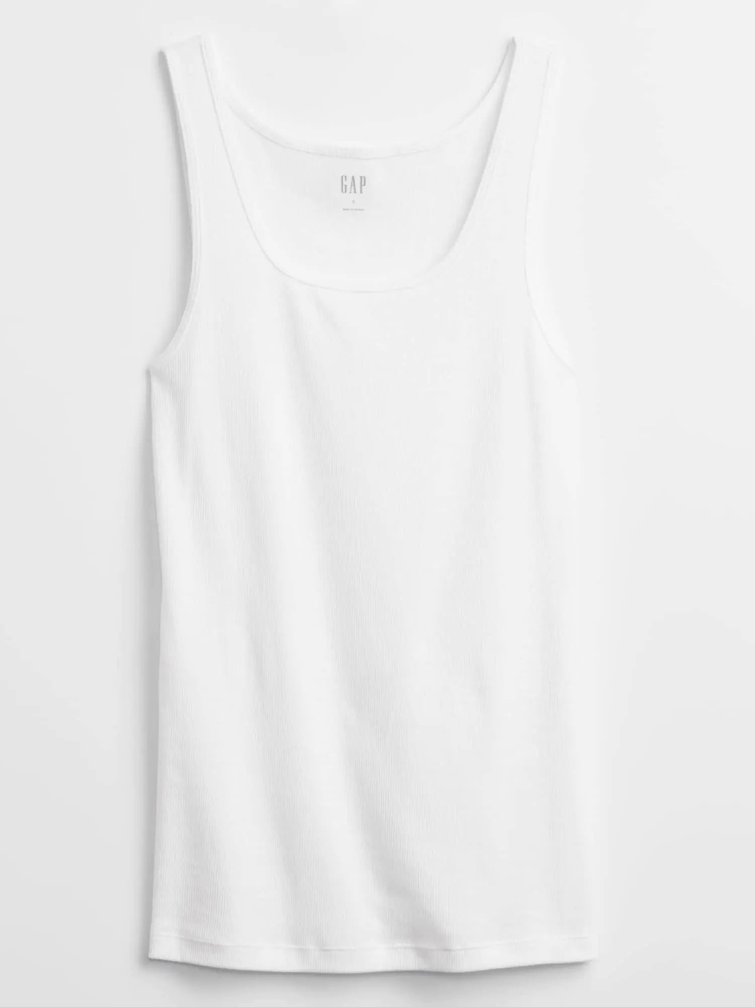 GAP Women's Ribbed Tank Top Small Petite Optic White - Vivareflex Online