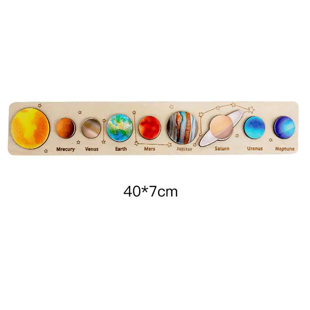 Wooden Space Puzzles for Toddlers - Vivareflex Online