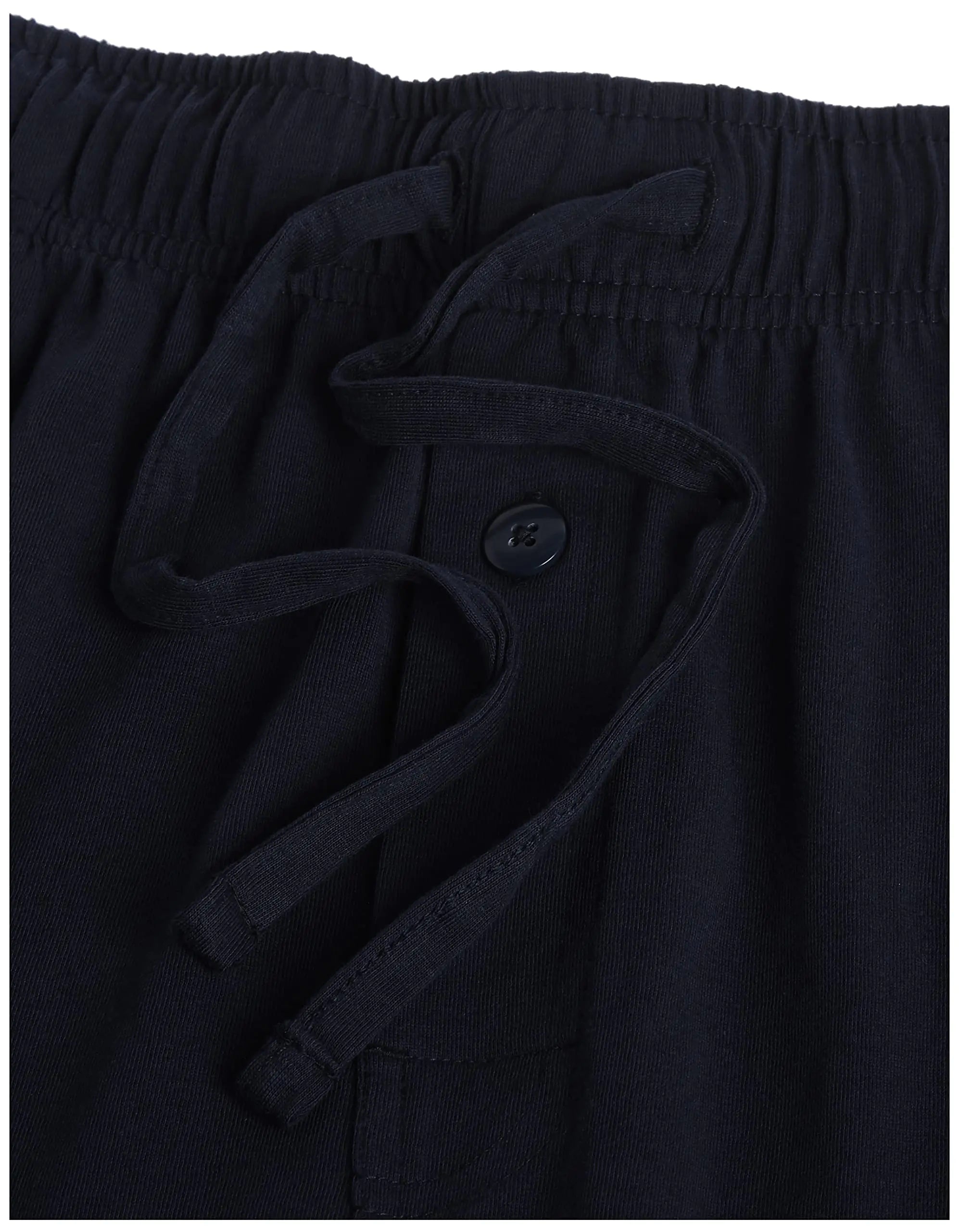 Pantalón de pijama de punto de jersey para dormir de tallas grandes para hombre de Fruit of the Loom (paquetes de 1 y 2) 5X Negro/Azul marino (paquete de 2) 