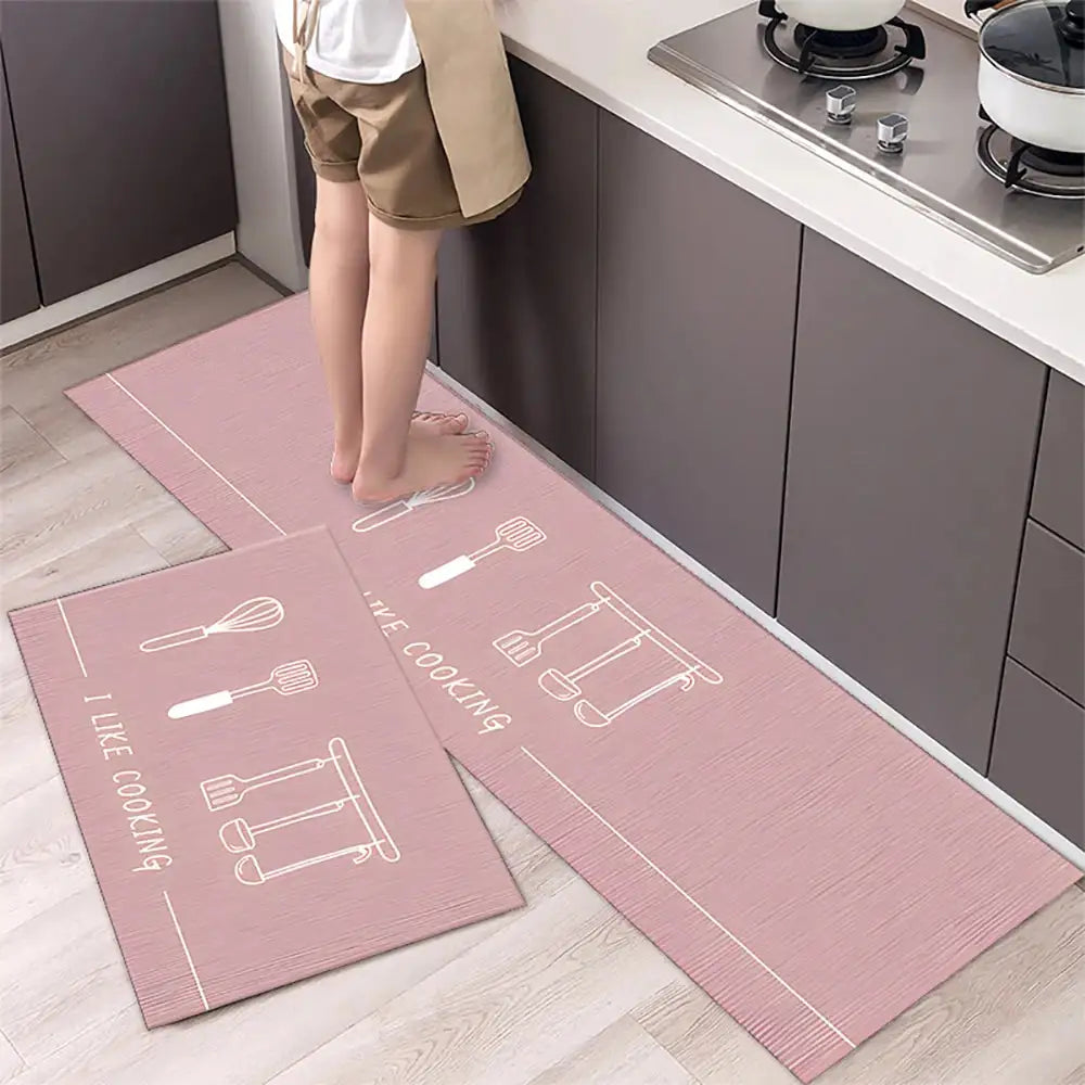 Tapis de cuisine antidérapant moderne