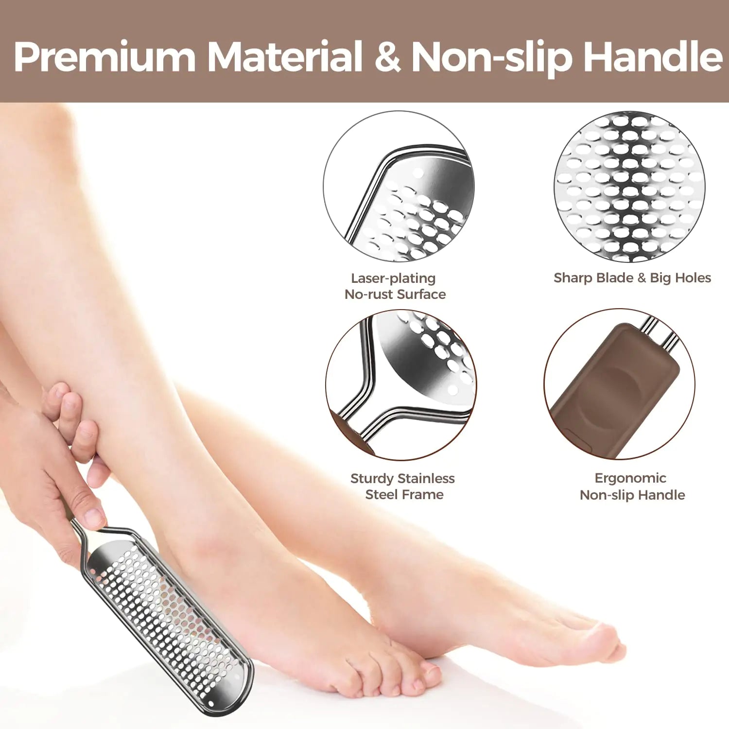 Foot File & Scrubber – Your Go-To Callus Remover and Dead Skin Eliminator - Vivareflex Online