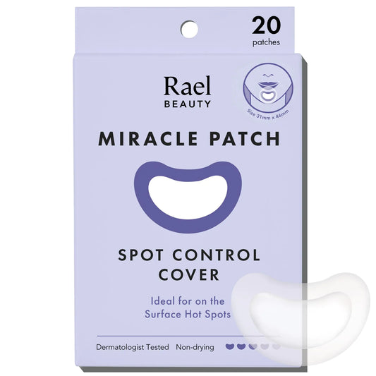 Rael Miracle Hydrocolloid Pimple Patches - Large Spot Control (20 Count) - Vivareflex Online