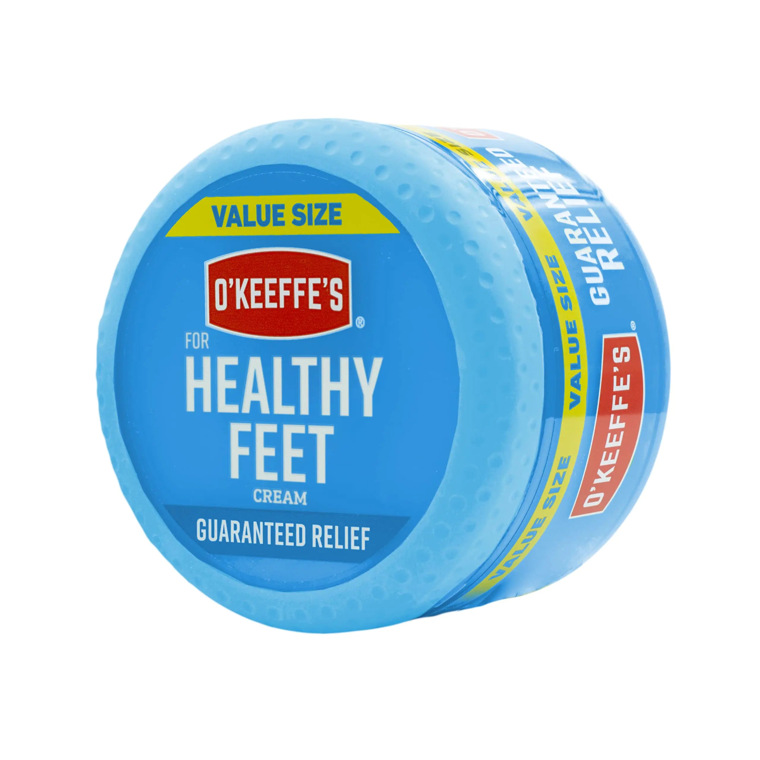 Crema para pies O'Keeffe's for Healthy Feet; alivio garantizado para pies extremadamente secos y agrietados; aumenta instantáneamente los niveles de humedad; frasco de 6.4 onzas; tamaño económico; (paquete de 1) 1 paquete 