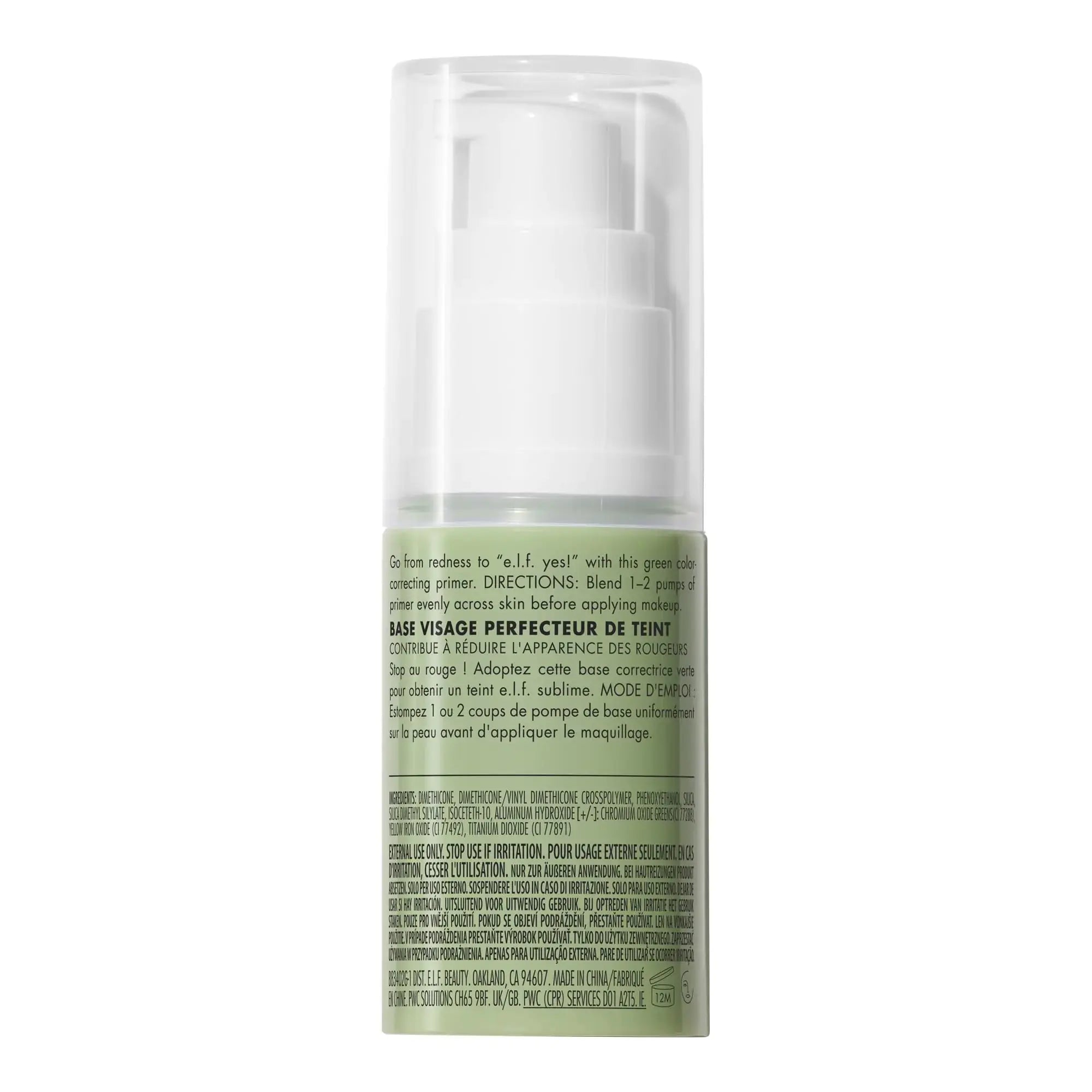 e.l.f. Tone Adjusting Face Primer - Neutralizing Primer for Redness & Uneven Skin Tones - Vivareflex Online