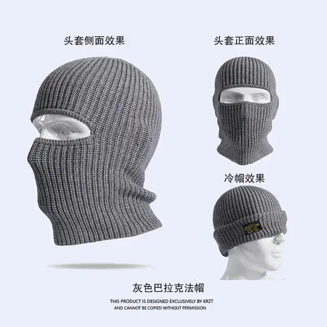 2 In 1 Mask Beanies Men Winter Headgear Vivareflex Online