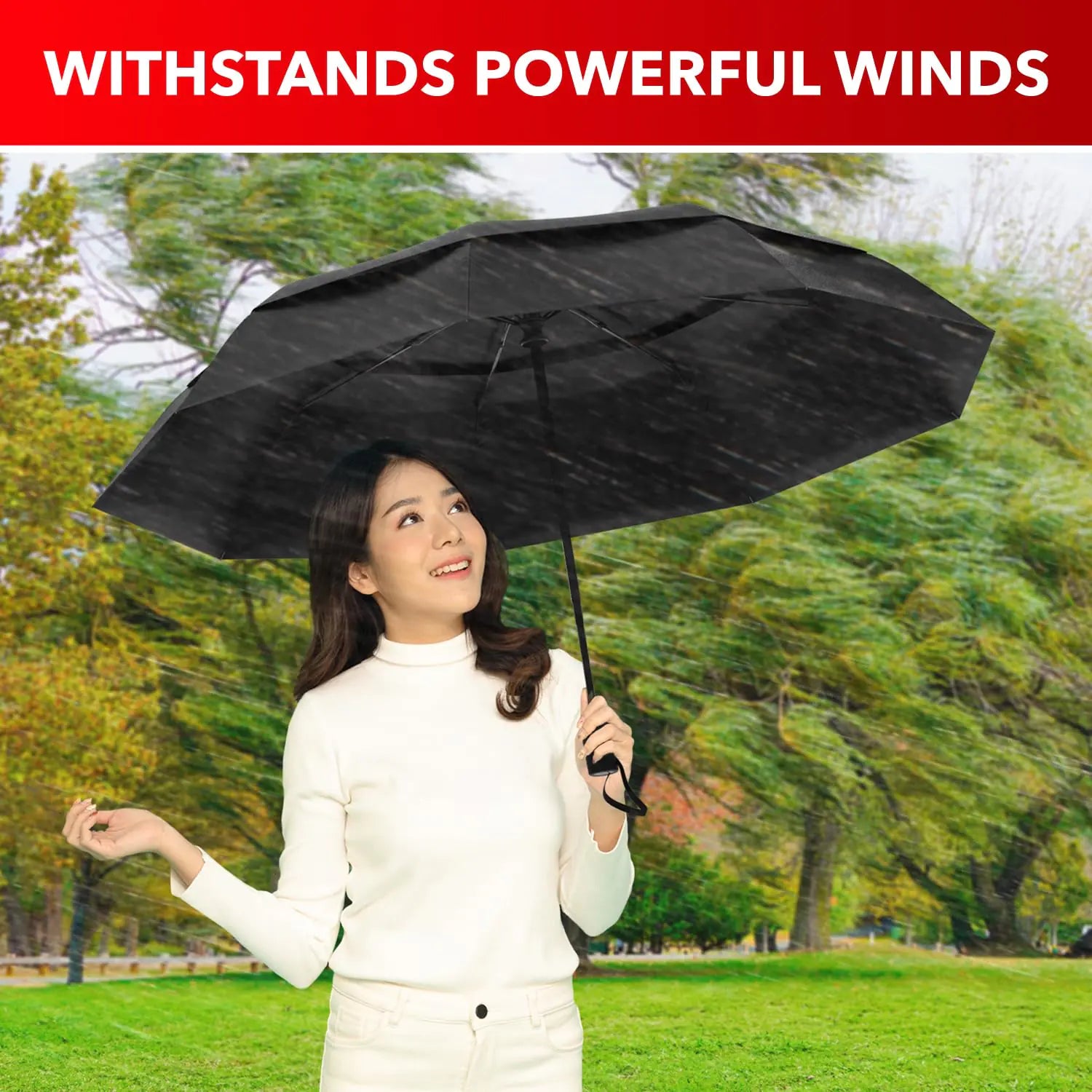 Repel Umbrella Windproof Travel Umbrella - Auto Open & Close, Compact & Durable - Vivareflex Online