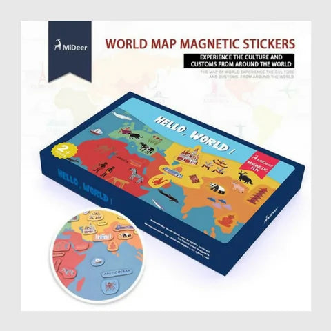 Hello World! Magnetic World Map - Vivareflex Online