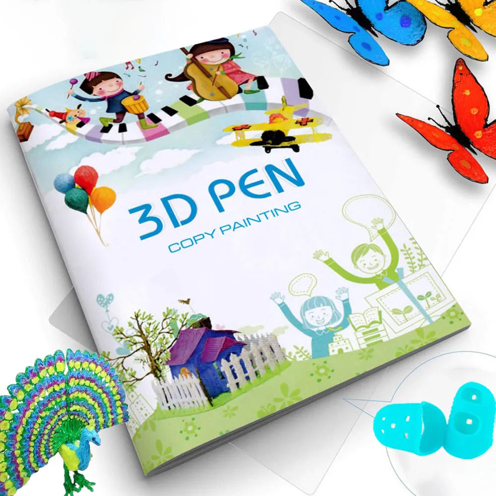 3D Printing Pen Drawing Book - Vivareflex Online