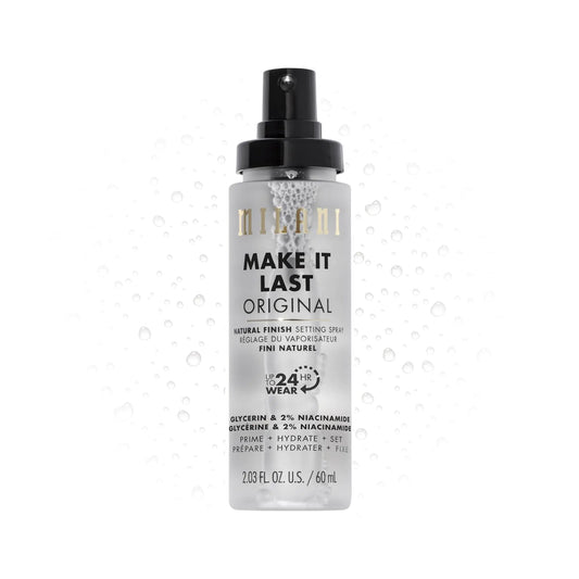 Milani Make It Last Original - Natural Finish Setting Spray | Long Lasting Makeup Primer and Spray