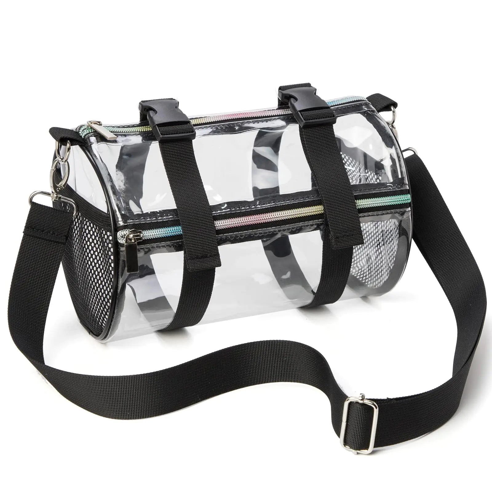 Clear Crossbody Purse Bag - Stadium Approved Concerts Bag Bucket Clear Bag 12