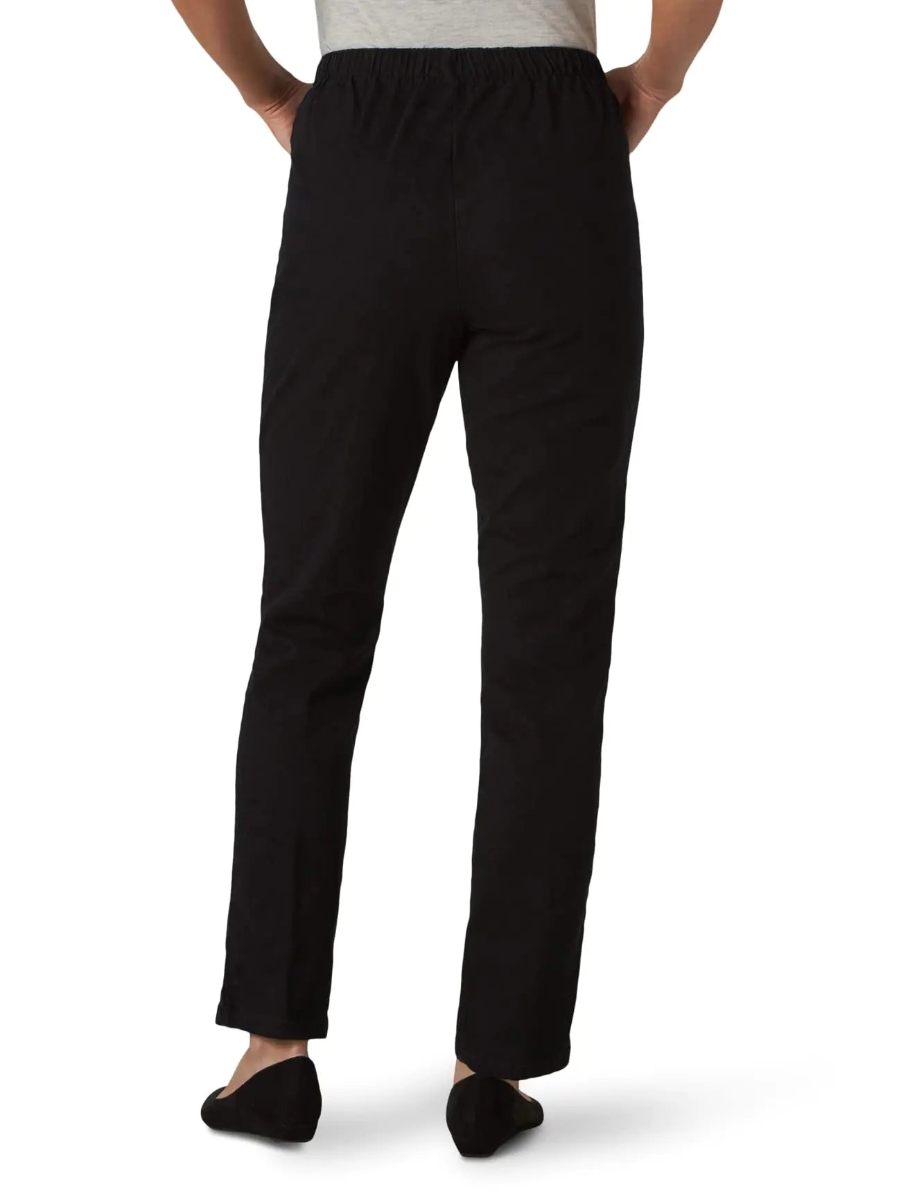 Pantalon legging élastique en denim noir chic petite