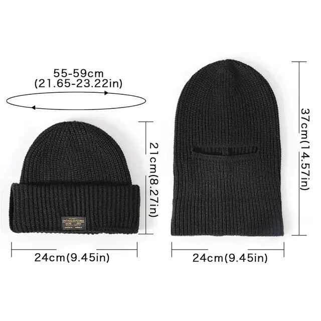 2 In 1 Mask Beanies Men Winter Headgear Vivareflex Online