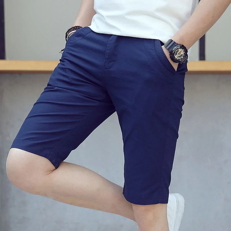 Slim Fit Cotton Shorts for Men Vivareflex Online