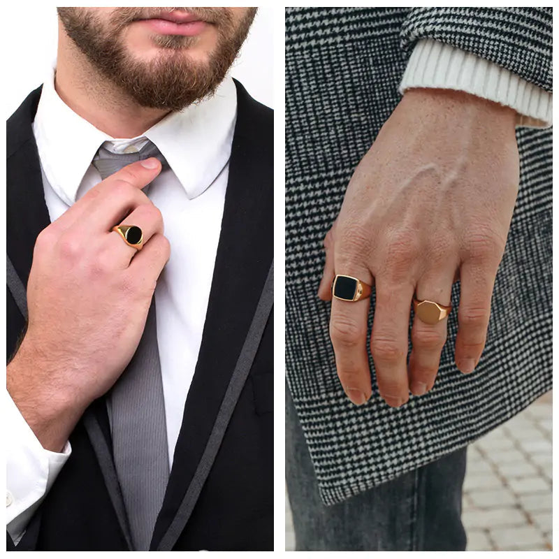 Stylish Signet Rings for Men Vivareflex Online