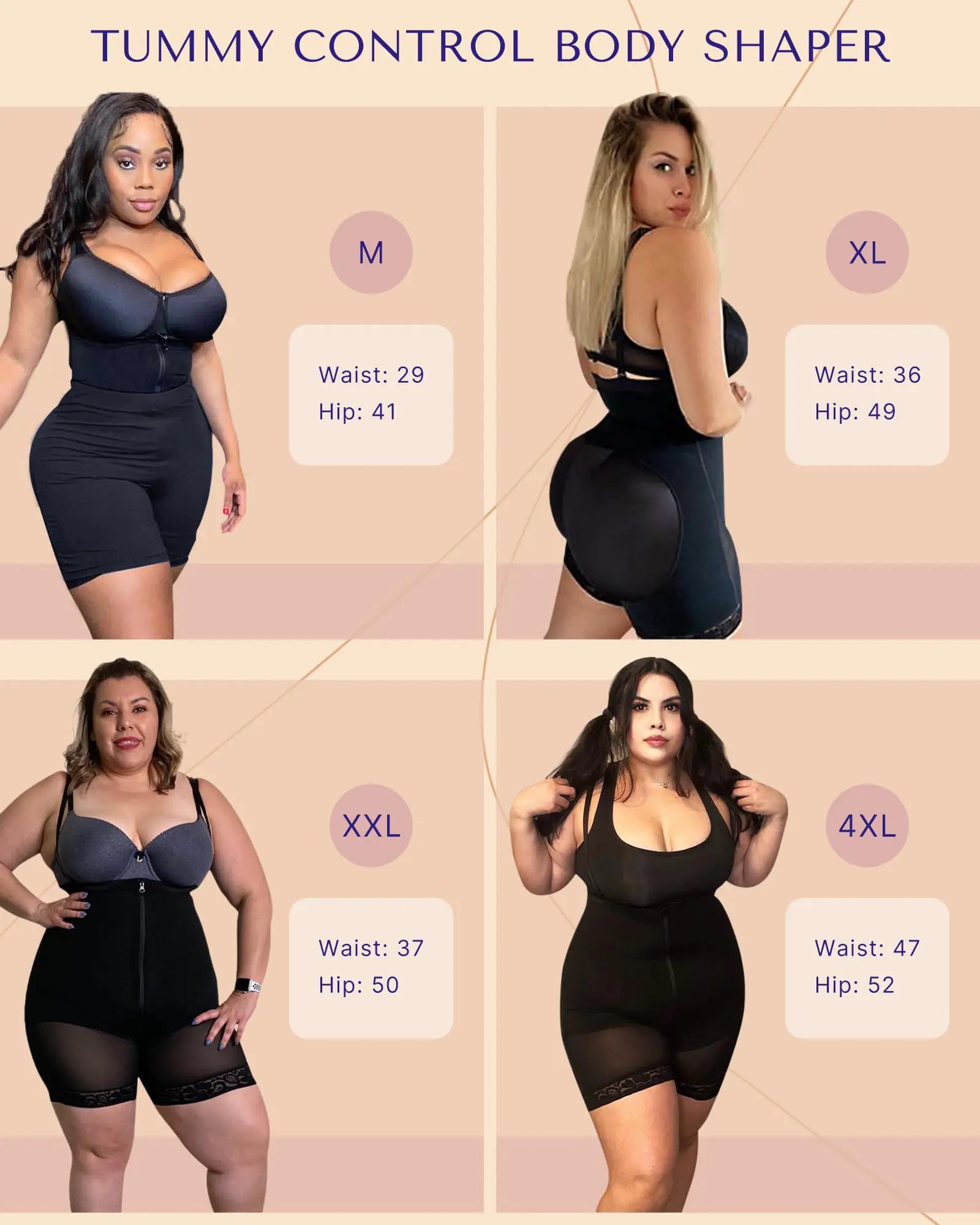 Faja moldeadora colombiana SHAPELLX para mujer, moldeadora de abdomen, moldeadora de cuerpo para posparto, levanta glúteos, talla grande, A1, negra, talla pequeña 