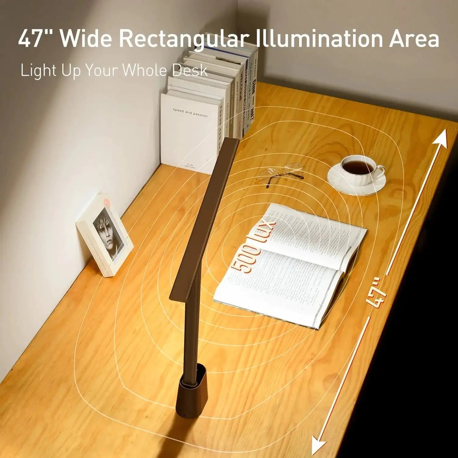 Portable Folding Smart Lamp – Rechargeable LED Desk Lamp for Home, Office, and Travel