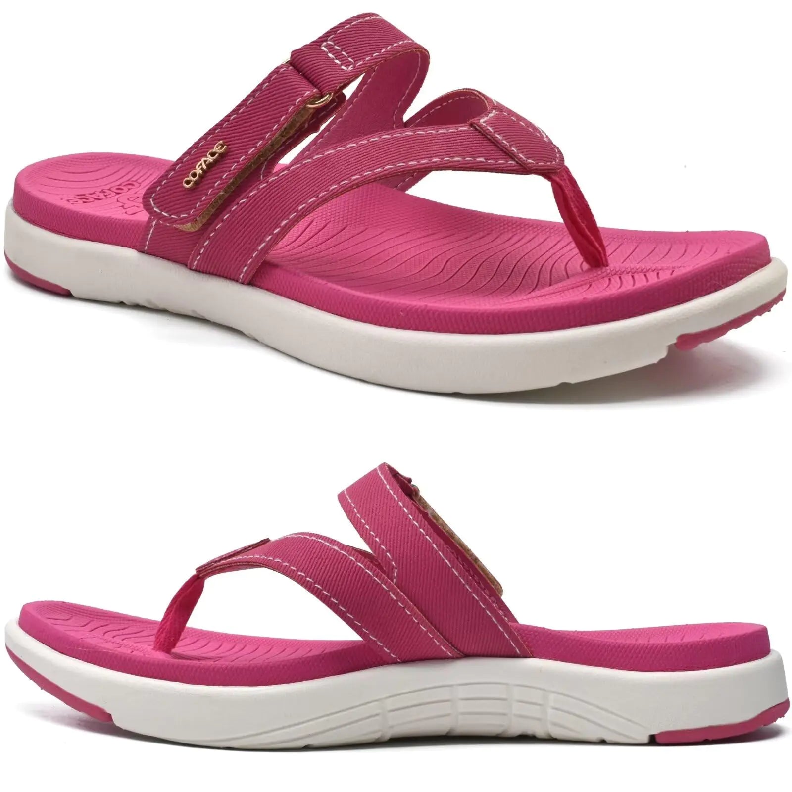 COFACE Women's Orthotic Flip Flops – Stylish Comfort with Arch Support - Vivareflex Online